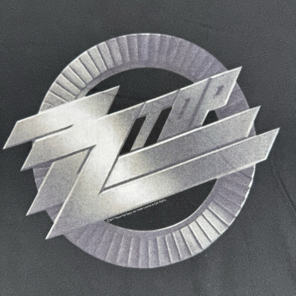 ZZ Top American Classics Graphic T-Shirt Men XL Black Short Sleeve Rock Band Tee